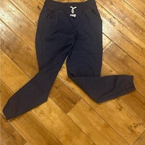 Girls Cat & Jack Navy Blue Jogger Sweatpants with Elastic Waistband 10/12